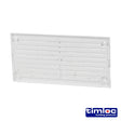 Timloc Louvre Mini Vent Flyscreen White - 165 x 89mm