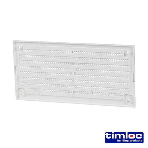 Timloc Louvre Mini Vent Flyscreen White - 165 x 89mm