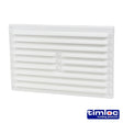 Timloc Louvre Grille Vent Flyscreen White - 242 x 165mm