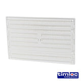 Timloc Hit and Miss Grille Vent White - 242 x 165mm