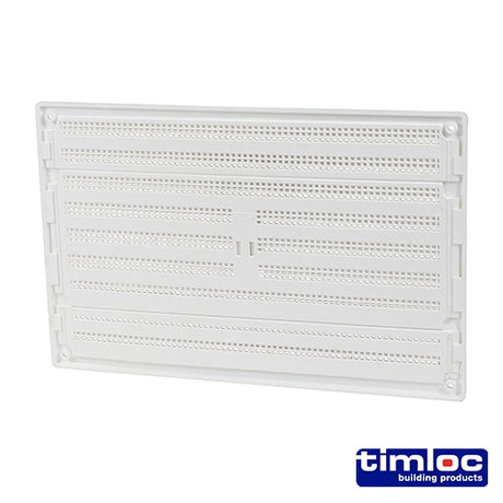 Timloc Hit and Miss Grille Vent White - 242 x 165mm