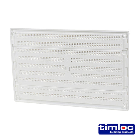 Timloc Hit and Miss Grille Vent White - 242 x 165mm
