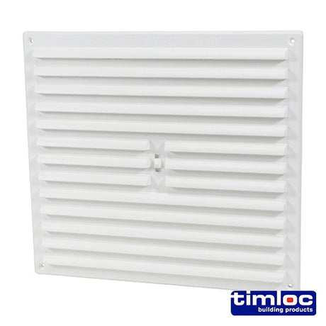 Timloc Hit and Miss Grille Vent White - 242 x 242mm