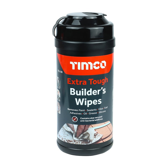 100 x TIMCO Extra Tough Builders Wipes - 100 Wipes