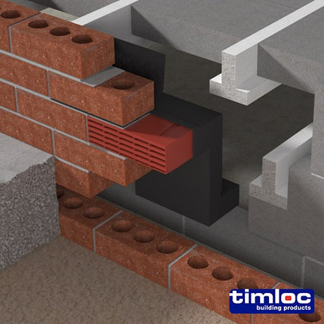 20 x Timloc Telescopic Underfloor Vent  Up to 5 Courses - Up to 5 course