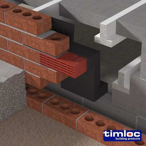 20 x Timloc Underfloor Vent Horizontal Front Extension  - + 115mm