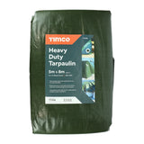 TIMCO Heavy Duty Tarpaulin Green - 5 x 8m