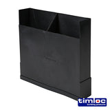 20 x Timloc Underfloor Vent Vertical Extension  - + 150mm