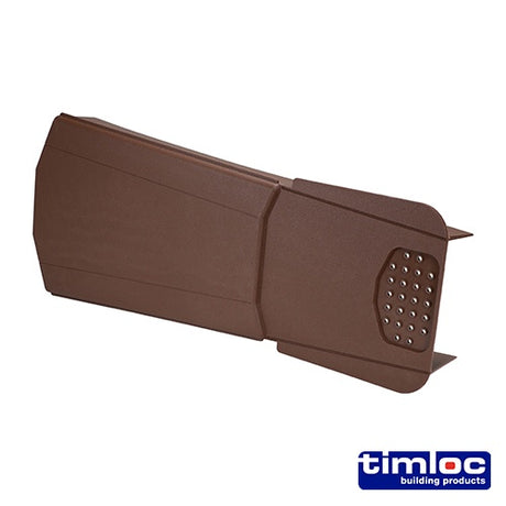 20 x Timloc Dry Verge Unit Brown - 405 x 95/160mm