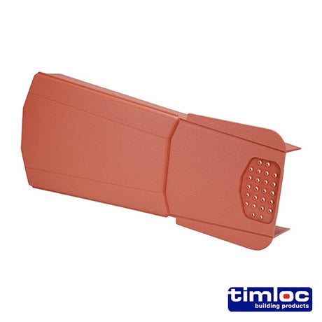 20 x Timloc Dry Verge Unit Terracotta - 405 x 95/160mm