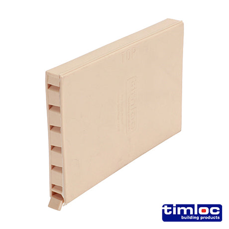 50 x Timloc Cavity Wall Weep Vent Buff - 65 x 10 x 100mm
