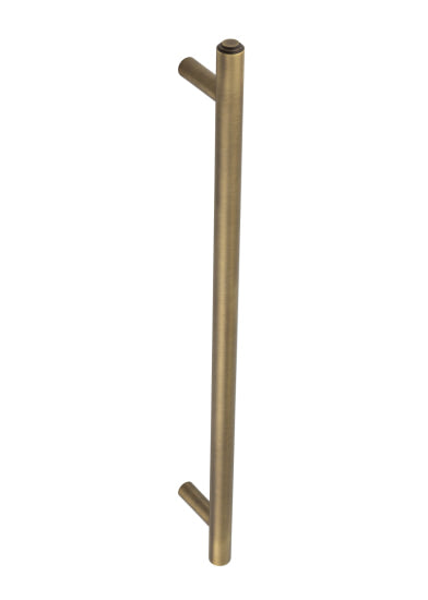 Burlington Belgrave Pull Handles 425 X 20mm Face Fix Antique Brass