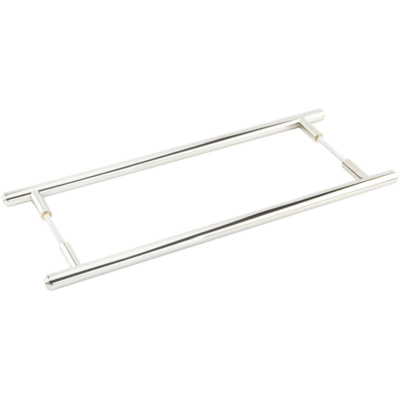 Burlington Belgrave Pull Handles 425 X 20mm Back to Back Polished Nickel