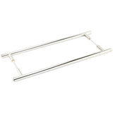 Burlington Belgrave Pull Handles 425 X 20mm Back to Back Polished Nickel