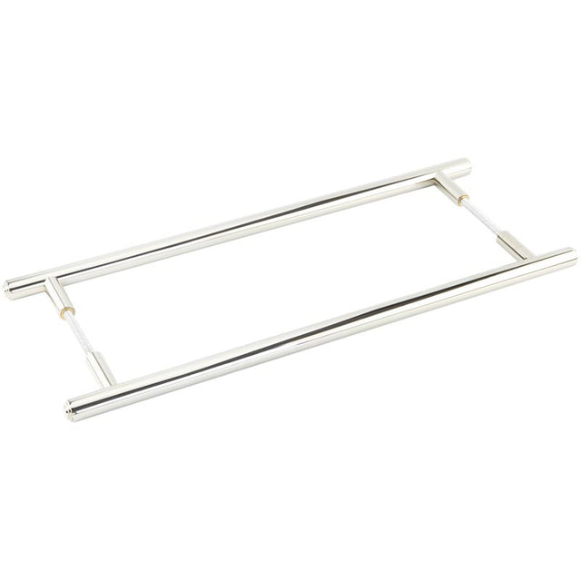Burlington Belgrave Pull Handles 425 X 20mm Back to Back Polished Nickel