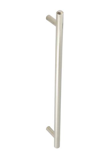 Burlington Belgrave Pull Handles 425 X 20mm Face Fix Polished Nickel