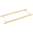 Burlington Belgrave Pull Handles 425 X 20mm Back to Back Satin Brass