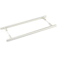 Burlington Belgrave Pull Handles 425 X 20mm Back to Back Satin Nickel