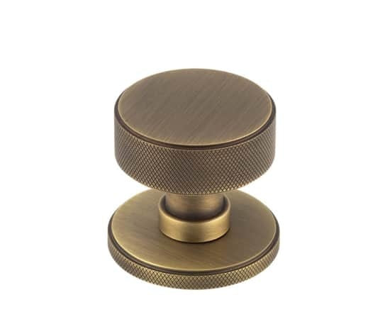 Burlington Westbourne Mortice Door Knob Antique Brass