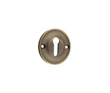 Burlington 40mm Standard Keyway Escutcheon 40MM Antique Brass