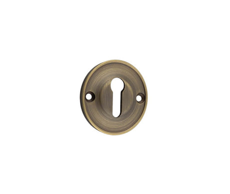 Burlington 40mm Standard Keyway Escutcheon 40MM Antique Brass