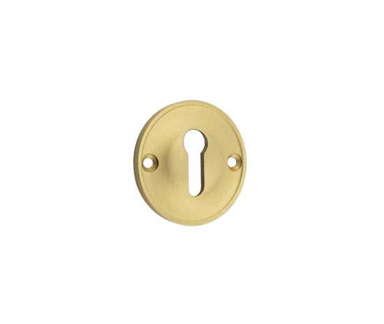 Burlington 40mm Standard Keyway Escutcheon 40MM Satin Brass
