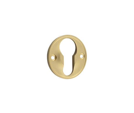 Burlington 40mm Euro Profile Escutcheon 40MM Satin Brass