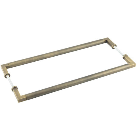 Burlington Westminster Pull Handles 425 X 20mm Back to Back Antique Brass