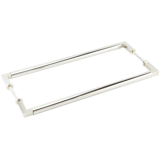 Burlington Westminster Pull Handles 425 X 20mm Back to Back Polished Nickel