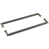 Burlington Piccadilly Pull Handles 425 X 20mm Back to Back Dark Bronze