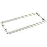 Burlington Piccadilly Pull Handles 425 X 20mm Back to Back Polished Nickel
