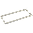 Burlington Piccadilly Pull Handles 425 X 20mm Back to Back Satin Nickel