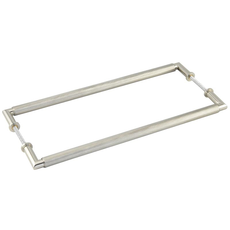 Burlington Piccadilly Pull Handles 425 X 20mm Back to Back Satin Nickel