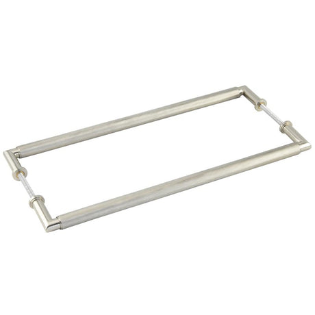 Burlington Piccadilly Pull Handles 425 X 20mm Back to Back Satin Nickel