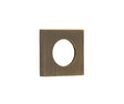 Burlington Square Plain Outer Rose Antique Brass