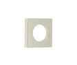 Burlington Square Plain Outer Rose Polished Nickel