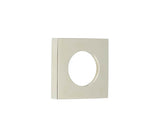 Burlington Square Plain Outer Rose Polished Nickel
