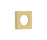 Burlington Square Plain Outer Rose Satin Brass