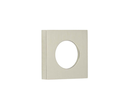 Burlington Square Plain Outer Rose Satin Nickel