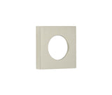 Burlington Square Plain Outer Rose Satin Nickel