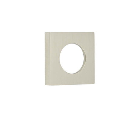 Burlington Square Plain Outer Rose Satin Nickel