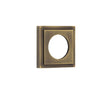 Burlington Square Stepped Outer Rose Antique Brass