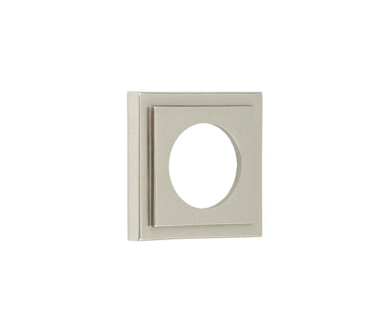 Burlington Square Stepped Outer Rose Satin Nickel