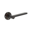 Fitzrovia Door Handles No Rose Dark Bronze