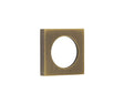 Burlington Plain Square Outer Rose for Burlington Escutcheon Antique Brass