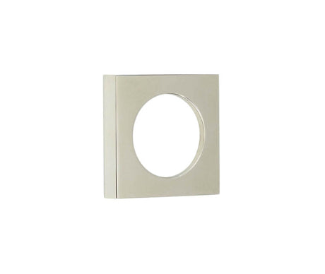 Burlington Plain Square Outer Rose for Burlington Escutcheon Polished Nickel