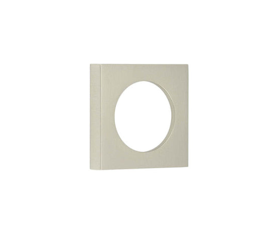 Burlington Plain Square Outer Rose for Burlington Escutcheon Satin Nickel