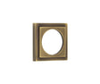 Burlington Stepped Square Outer Rose for Burlington Escutcheon Antique Brass
