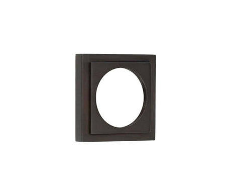 Burlington Stepped Square Outer Rose for Burlington Escutcheon Dark Bronze