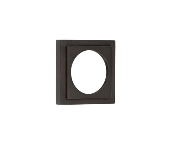 Burlington Stepped Square Outer Rose for Burlington Escutcheon Dark Bronze